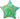 Anagram - Ballon Mylar 18Po-Etoile Marblez Vert - Party Shop
