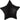 Anagram - Ballon Mylar 18Po - Étoile Noir - Party Shop