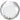 Qualatex - Ballon Mylar 18Po Rond Chrome - Argent - Party Shop