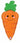 Betallic - Ballon Mylar 31'' - Carotte - Party Shop