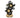 Anagram - Ballon Mylar Airloonz - Étoile Noir/Or/Argent/Blanc - Party Shop