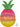 Anagram - Ballon Mylar Supershape - Ananas Holographique - Party Shop
