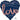 Anagram - Ballon Mylar Supershape - Bleu Marin Love 3D - Party Shop