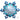 Qualatex - Ballon Mylar Supershape - Flocon De Neige Bleu - Party Shop