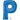 Anagram - Ballon Mylar Supershape - Lettre P Bleu - Party Shop