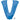 Anagram - Ballon Mylar Supershape - Lettre V Bleu - Party Shop