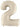 Betallic - Ballon Mylar Supershape - Nombre 2 Blanc Sable - Party Shop