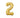 Anagram - Ballon Mylar Supershape - Nombre 2 Or - Party Shop
