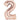 Anagram - Ballon Mylar Supershape - Nombre 2 Rose Gold - Party Shop