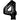 Anagram - Ballon Mylar Supershape - Nombre 4 Noir - Party Shop