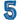 Anagram - Ballon Mylar Supershape - Nombre 5 Bleu - Party Shop