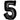 Anagram - Ballon Mylar Supershape - Nombre 5 Noir - Party Shop