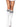 Leg Avenue - Bas Genoux Athlétique - Blanc Et Noir - Party Shop