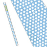 Unique - Papier cadeau à pois Bleu Poudre 30" x 5 ft - Party Shop