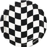 Creative Converting - Assiettes en carton 7po (8) - Course auto - Damier - Party Shop