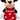 IMPORTS DRAGON - Peluche Disney Minnie avec robe rouge - Mickey & amis - Party Shop