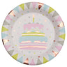 Santex - Assiettes 9po (10) Gateau anniversaire - Party Shop
