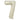 Supershape Mylar Balloon Number 4 - Sand White 34in