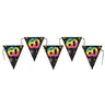 Santex - Bannière 60 ans - Fanions Multicouleurs - Party Shop