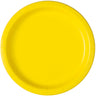 Unique - Assiette En Carton 9" (16) - Jaune - Party Shop