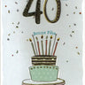 Distribution Incognito - Carte de Fête - Bonne Fête - 40 ans - Party Shop