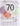 Distribution Incognito - Carte de Fête - Happy Birthday - 70 ans - Party Shop