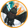 Unique - Assiettes 7po (8) - Dragons - Party Shop