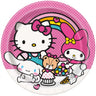 Unique - Assiettes 9po Hello Kitty 8 unités - Party Shop