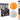 Link Product - Balles de Ping Pong (6) Orange et blanc - Party Shop