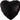 Anagram - Ballon Mylar 18Po - Coeur Noir - Party Shop
