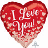 Anagram - Ballon Mylar 18Po - Coeur Rouge I love You - Party Shop