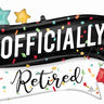Anagram - Ballon Mylar 38po - Officially retired - Retraite - Party Shop