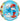 Anagram - Ballon Orbz 16po- Schtroumpf - Party Shop