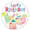 Anagram - Ballon Mylar 18po - Happy Birthday Cocktail - Party Shop