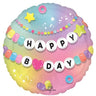 Anagram - Ballon Mylar 18po - Bracelet (Happy B-day) - Party Shop