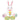 Ballon mylar AirLoonz - Lapin (Pâques)