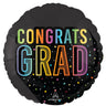 Ballon Mylar 18Po - Congrats Grad (coloré)