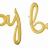 Anagram - Bannière Ballon mini Mylar lettre Or - Happy B-Day Script - Party Shop