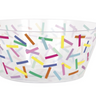 Unique - Bol de service réutilisable en plastique Multicolore 25 cm - Party Shop