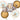 Anagram - Bouquet de 5 Mylar- Winnie de Pooh - Party Shop