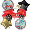 Anagram - Bouquet de 5 Mylar - Course auto - Party Shop