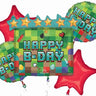 Anagram - Bouquet de 5 ballons - Happy Birthday Minecraft - Party Shop