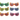 Assorted novelty glasses (6 units)