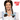 Adult farmer's wife wig