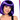 Mauve bob wig