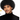 Short black Afro wig