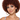 Short brown Afro wig