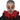Red & Black Clown Ruffle Collar