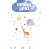 Distribution Incognito - Carte de fête – Baby boy (jungle) - Party Shop