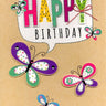 Distribution Incognito - Carte de fête – Happy Birthday (Papillons) - Party Shop